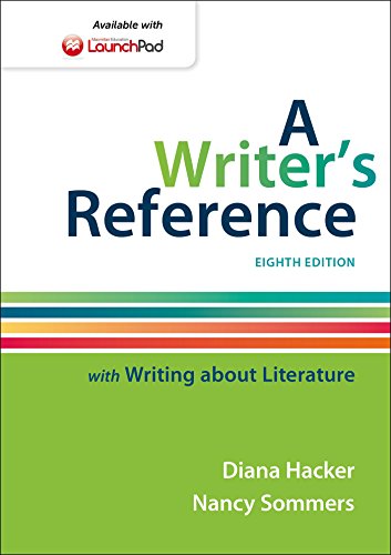 A Writer's Reference with Writing about Literature