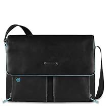Piquadro Flap Over Computer Messenger Bag with iPad Compartment
