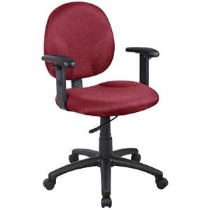 Boss Diamond Task Chair with Adj Arms