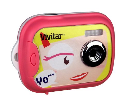 Vivitar - Vivicam 50 - Appareil photo numérique - 1,3 MP - 8 Mo - rose