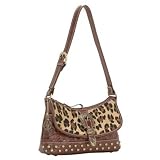 American West Wild Side Top Zip Shoulder Bag
