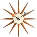 George Nelson Sunburst Clock [reproduct]�@�W���[�W�E�l���\�� �T���o�[�X�g�N���b�N�@�k���v���_�N�g�|�����v�l�@�z���C�g�sP-050021�t