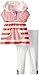 Calvin Klein Baby-Girls Infant Stripes Tunic with White Leggings
