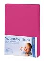 Z&ouml;llner Spannbetttuch Jersey - 77 PINK (70/140cm)