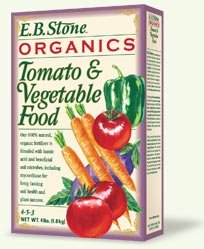 EB Stone Organic Tomato and Vegetable Food 4-5-3, 4 lbs.