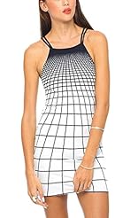 Shift Geometric Print Plaid Print Bodycon Dress 
