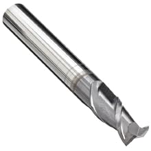 Melin Tool AMGS40 Carbide Square Nose End Mills, Inch, Stub Length, AlTiN Finish, 40 Degree Helix, For Use With Aluminum/Aluminum Alloys, Cast Iron, Steel/Steel Alloys
