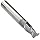 Melin Tool AMGS40 Carbide Square Nose End Mills, Inch, Stub Length, AlTiN Finish, 40 Degree Helix, For Use With Aluminum/Aluminum Alloys, Cast Iron, Steel/Steel Alloys