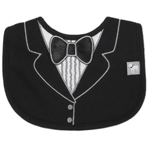 Frenchie Tuxedo Bib, Black