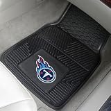 Tennessee Titans Heavy Duty Vinyl Front Seat 2 Piece Car Mat Set