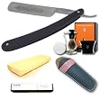 DOVO 506B 6/8 Col Conk Straight Razor with Luxury Shave Set