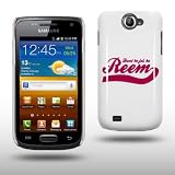 HARDCASE H�LLE MIT "DON'T BE GEL BE REEM" AUFDRUCK F�R SAMSUNG GALAXY W i8150 IN WEI�/ROSA (PINK)von "CELLAPOD"