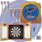 NHL St. Louis Blues Dart Cabinet includes Darts and Board