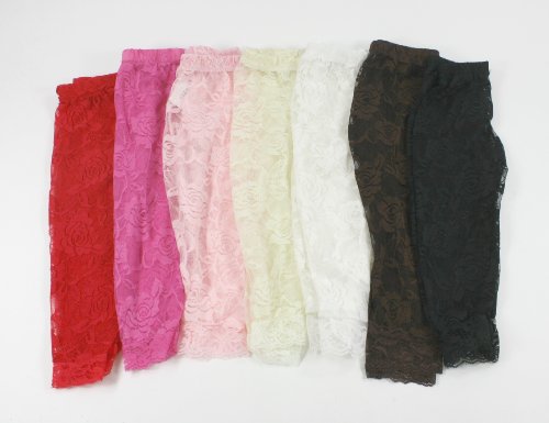 Hairbows Unlimited Girls Lace Leggings Infant Toddler Kids