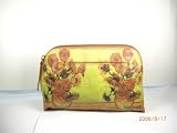 Leather Bag with Flower pattern - B001EFQIWY