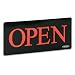 Newon Open Horizontal Sign with Squared Letters