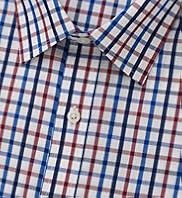 Pure Cotton Quick Iron Brit Checked Shirt