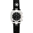 Tissot Women's T020.317.16.057.00 Odaci-T Leather Band Black Dial Watch