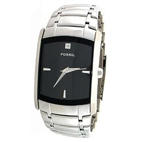 Fossil Men's Black Dial Watch