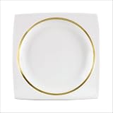 Wedgwood Plato Gold Bread & Butter Plate(s) Square