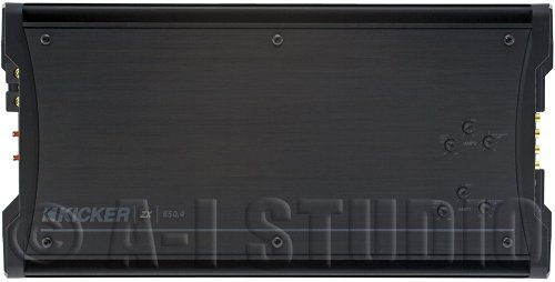 Kicker 10ZX650.4 650W RMS, 4-Channel ZX Series Amplifier (ZX6504)