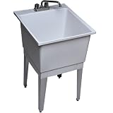 Swanstone PT1WH Polypropylene Laundry Sink Laundry / Utility - White