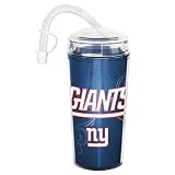 New York Giants NFL Double Wall Dombed Tumbler (16oz)