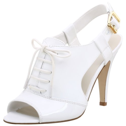 Buy Nine West Women's Heathers Peep Toe Oxford,White Patent,8.5 M US online at Discounted New and Used prices. Delivered to your door with Childrens Toyshop.com