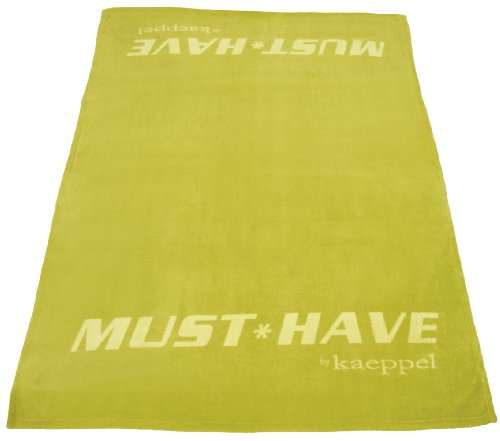Kaeppel Must Have D-155558-83L2-DWMH Decke 150 x 200 cm Mikrofaser Flanell, limone