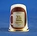 Porcelain China Collectable Thimble - 20th China Wedding Anniversary -- Free Gift Box