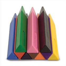 Melissa Doug 4148 Jumbo Triangular Crayons- 10 pc