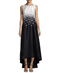 A-line High-Low-Hem Sleeveless  Dress