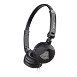 Hip Street HS-RAGE-MXBK High Fidelity Mini DJ Headphones Black