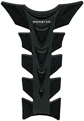 Motorcycle Parts Black 3D Tank Protector Rubber Decal Fiber Gas Pad Sticker Fit For Suzuki Bandit 1250/S 2007 2008 2009 2010