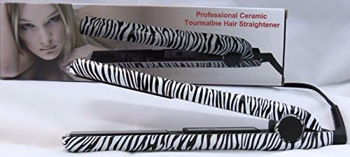 Hair Straightener/flat Iron Professional Ceramictourmaline Plates/zebra Print