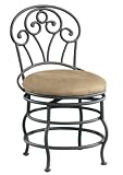 Kitchen & Housewares : Shreveport Vanity Stool Brown Faux Sued Brown