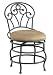 Kitchen & Housewares : Shreveport Vanity Stool Brown Faux Sued Brown