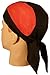 Skull Cap Biker Caps Headwraps Doo Rags - Red/Black Air Flow