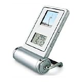 Electronics : LTECHi 1.5" Digital Photo Frame with Clock and Alarm - Silver