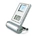 LTECHi 1.5" Digital Photo Frame with Clock and Alarm - Silver