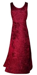 Plus Size Velvet Sleeveless Tank Maxi Dress 