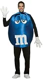 Adult Poncho Blue M & M's Costume