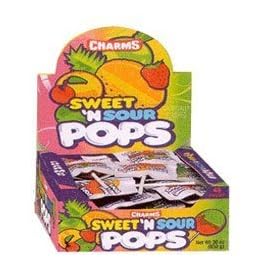 Charms Sweet And Sour Pops - 48 Lollipops/Box