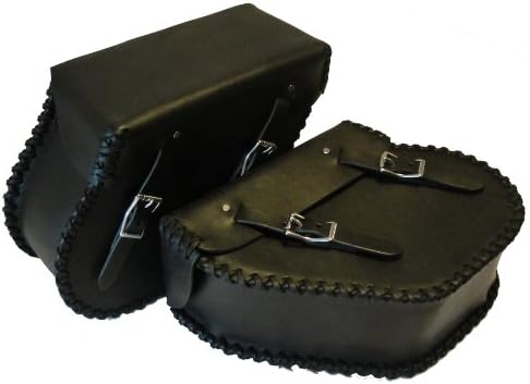 Matous Leather GoRider Universal Bolt-On Motorcycle Saddlebags