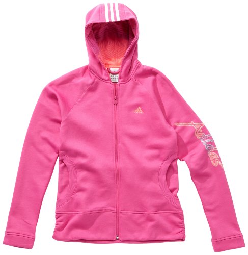 Adidas Kinder Pullover BQ Full Zip Hoodie, intensives lila, 176, O05204-176