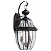 Sea Gull Lighting 8039-71 2-Light Lancaster Medium Outdoor Wall Lantern, Clear Beveled Glass and Antique Bronze