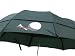 GustBuster Metro Manual Umbrella, Hunter with Golf Ball Logo