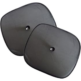 2 Packs Folding Instant Car Window Sun Shade for Side, Rear Windows - Block Sunlight