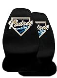 2 Front Seat Covers - San Diego Padres