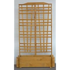 Sonderpreis! Pflanzkasten Franken mit Rankgitter 101cm breit, 180cm